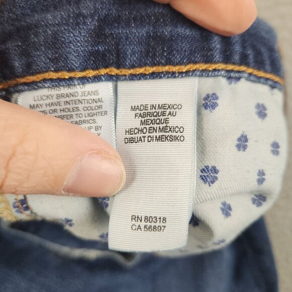 Lucky Brand 221 Jeans Mens 38x30 Blue Denim Straight Leg Classic Everyday Casual - Picture 10 of 12